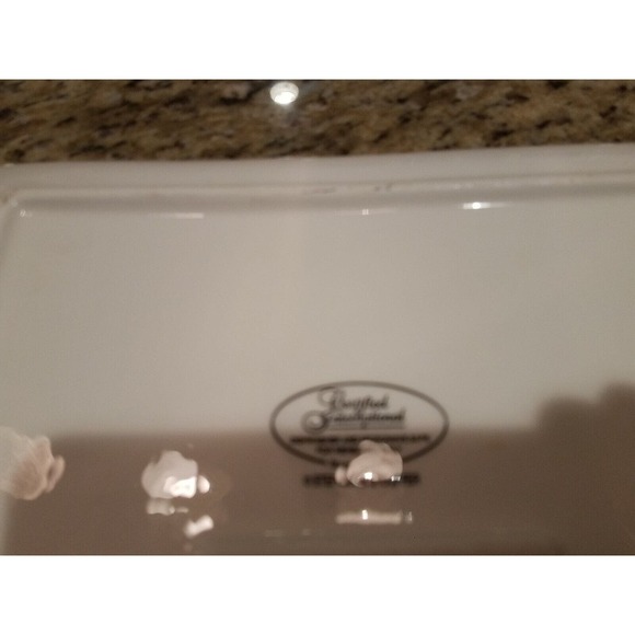 Stephanie Stouffer Christmas Tree Penguin Large Plate Certified International - Picture 8 of 11